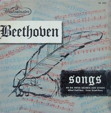 Ludwig van Beethoven , Alfred Poell , Victor Graef - Songs