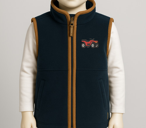 Quadbike embroidered gilet - quadbike,