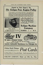 1910 Thor Motorcycles Ad: Aurora Automatic Machinery Co. Chicago - Thor IV