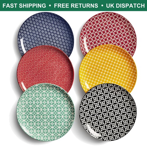 Ceramic dinner plates - dinner, plates,