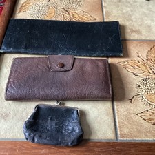 Vintage Leather Cheque Book