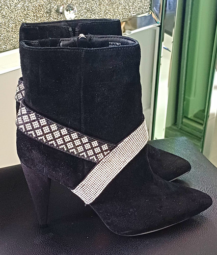 River island tommy black - river, suede