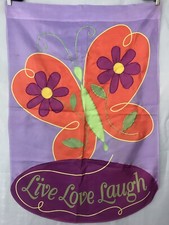 Live Love Laugh Purple