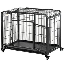 PawHut Metal Dog Cage Kennel