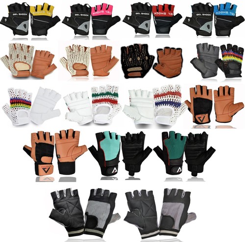 Unisex half finger - finger, leather
