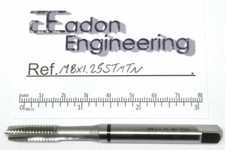 M8 x 1.25mm Metric Straight Machine Tap, HSS. By top brands.