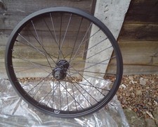 WETHEPEOPLE ARCADE  36h BLACK 20" BMX FRONT WHEEL, 3/8 FEMALE BOLT SALT FRACTION