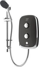Aqualisa e-Motion Space Grey Electric Shower Digital Display 3 Spray 8.5KW