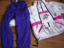 vintage retro SKI SUIT 10 12
