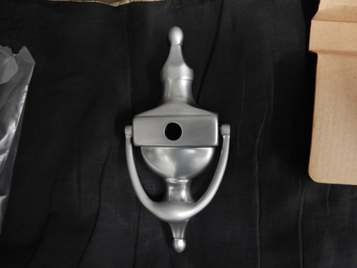 Urn door knocker - with, spyhole
