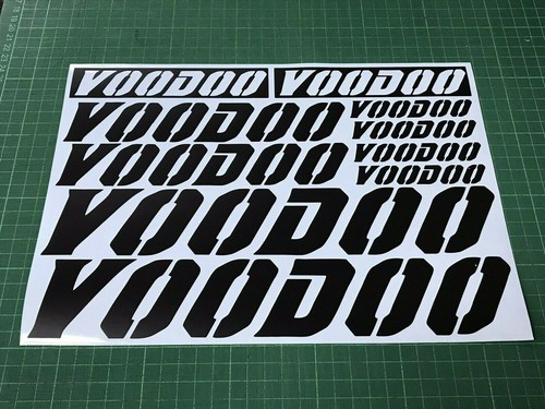 Voodoo cycling stickers decals - cycling,
