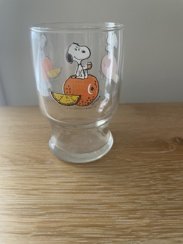Vintage snoopy glass - vintage,