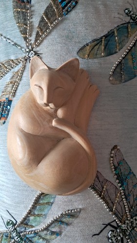 Natural hand carved wooden - hand,