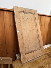 Reclaimed vintage stripped pine cupboard doors. Lots of original character.