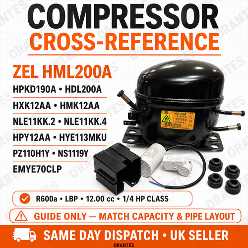 Zel hml200a r600a compressor - hml200a,