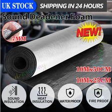 10m Camper Van Insulation Thermal Thermo Liner Foil Foam Roll Sound Deadening UK
