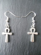 Egyptian Ankh Earrings 925
