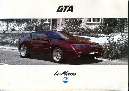 Alpine gta mans renault - alpine, +