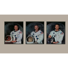 Neil Armstrong/Michael Collins/ Edwin 'Buzz' Aldrin -  Signed Photographs - Fram