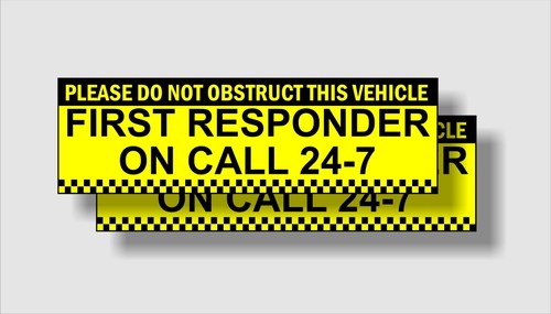 First responder call - on,