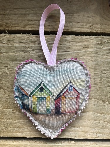Beach hut hanging decoration - beach,
