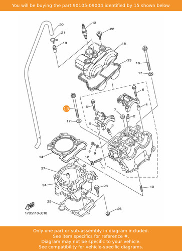 Yamaha bolt flange - bolt,,