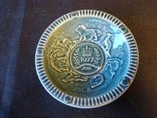 Vintage Wade Pin Tray Dish 1977 Silver Jubilee Commonwealth Blue