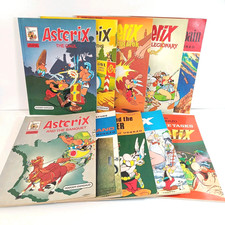 10x Vintage Asterix Book