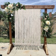 Macrame Beaded Door Curtain