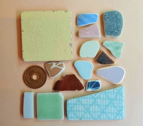 Sea glass green from - glass, japan