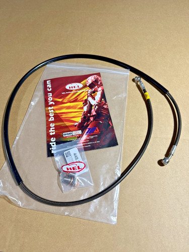 Genuine hel front brake line - front,