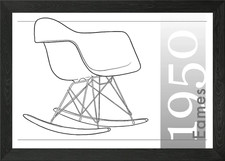 Hand Drawn Eames 1950 RAR