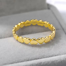 Stainless Steel Heart Ring for