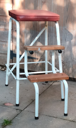 Vintage foldable step - foldable, 2-step