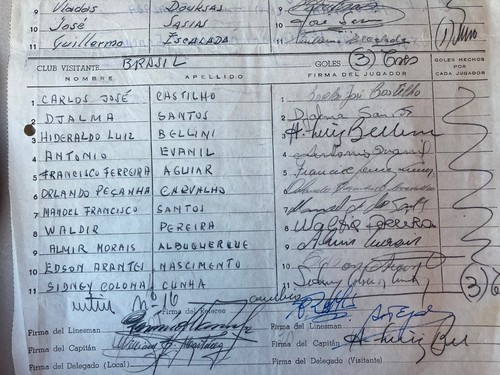 Original document pelé - document, pelé's