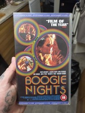 Boogie Nights UK PAL VHS VIDEO 1998 Burt Reynolds Heather Graham Mark Wahlberg