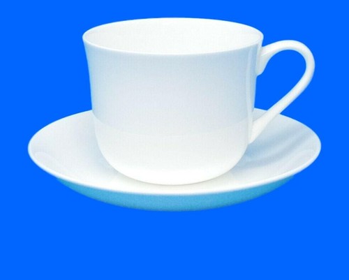 White breakfast cup saucer - breakfast,
