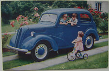 Ford Popular (Sit up and beg) Original colour Dealer Postcard