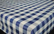 PLAIN ROYAL BLUE GINGHAM CHECK