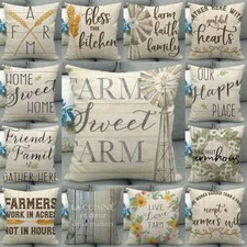 Rustic Quote Sofa Pillow Cover