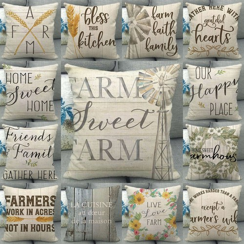 Rustic quote sofa - rustic, pillow