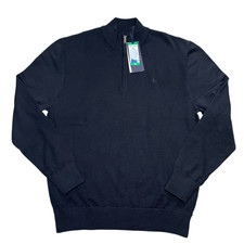 Jack Wills Men’s Holme 1/4 Zip Jumper Black - Sizes - BNWT