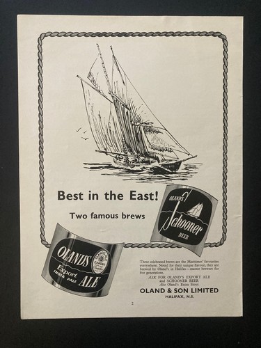 1957 moosehead breweries - 1957, ad