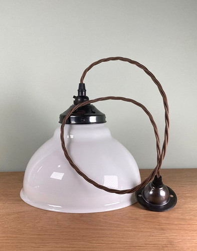 Vintage opaline white - vintage, glass