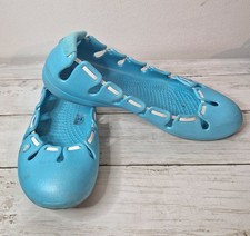 CROCS Ladies turquoise ballet