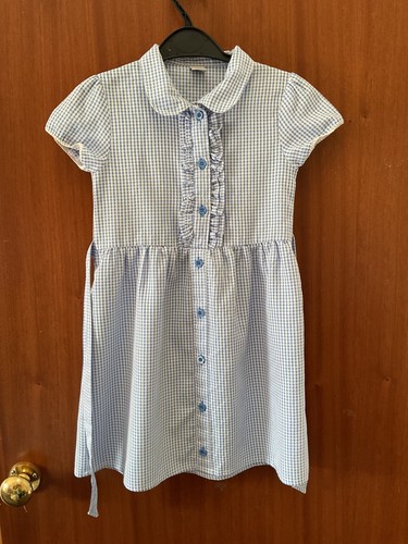 Light blue school dresses - 2,