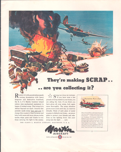 Martin aircraft war - martin,