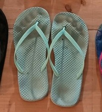 Used Flip Flops Light Blue