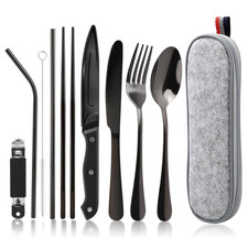 9pc Stainless Steel Camping