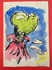 Tim Burton Drawing on paper